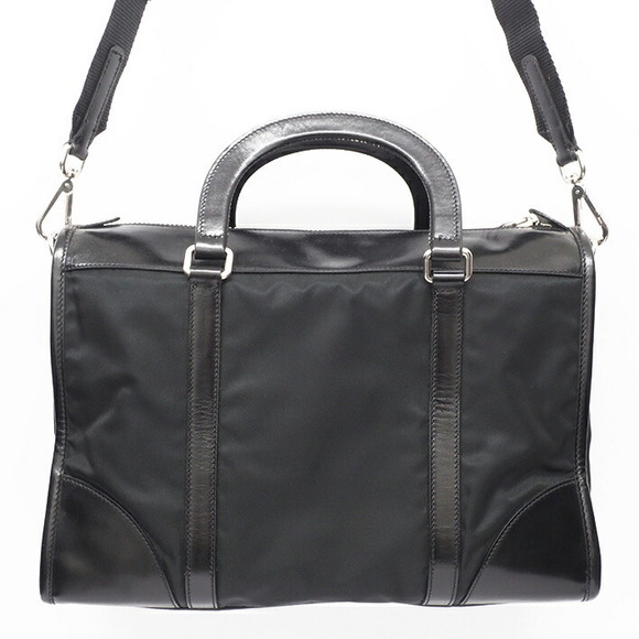Prada Tessuto Triangle Bag 2WAY Tote Shoulder Logo - Picture 1 of 10